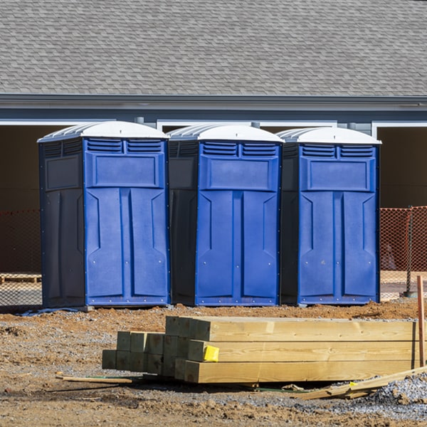 is there a specific order in which to place multiple porta potties in Milford MO